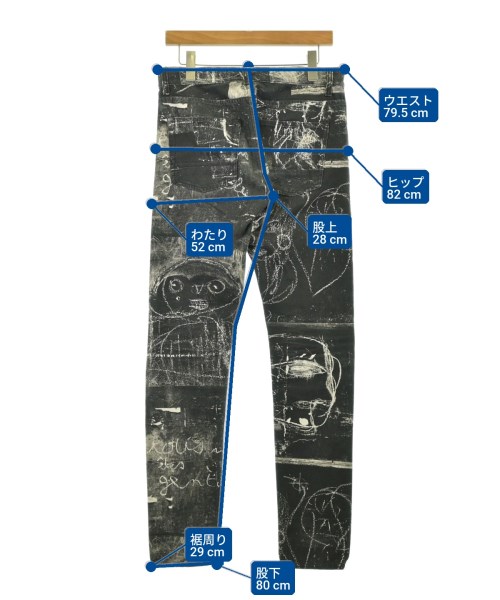 ALEXANDER MCQUEEN（アレキサンダーマックイーン）デニムパンツ 黒 サイズ:46(M位) メンズ/2200717111282