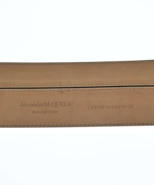 ALEXANDER MCQUEEN（アレキサンダーマックイーン）ベルト 白 サイズ:- レディース/2200717111343