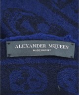 ALEXANDER MCQUEEN（アレキサンダーマックイーン）ストール 紺 サイズ:- メンズ/2200645457025