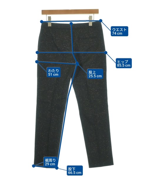 ALEXANDER MCQUEEN（アレキサンダーマックイーン）スラックス 黒 サイズ:40(M位) レディース/2200649237326