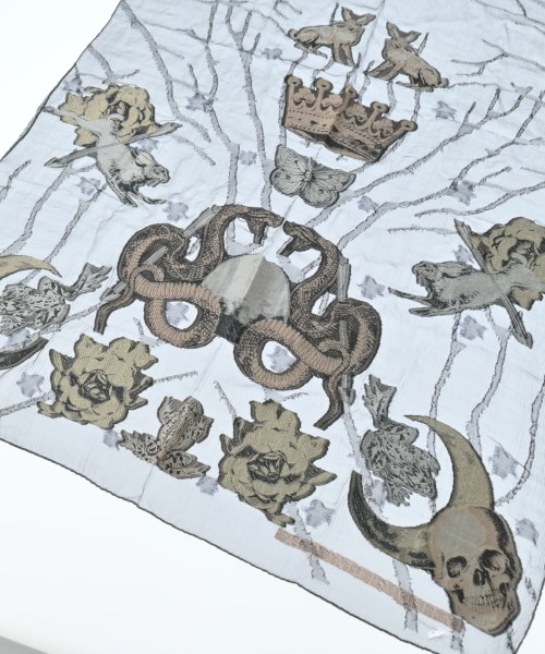 ALEXANDER MCQUEEN（アレキサンダーマックイーン）ストール 黒 サイズ:- レディース/2200651211246