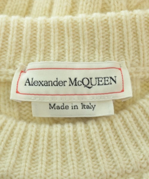 ALEXANDER MCQUEEN（アレキサンダーマックイーン）ニット・セーター 白 サイズ:M レディース/2200629274297