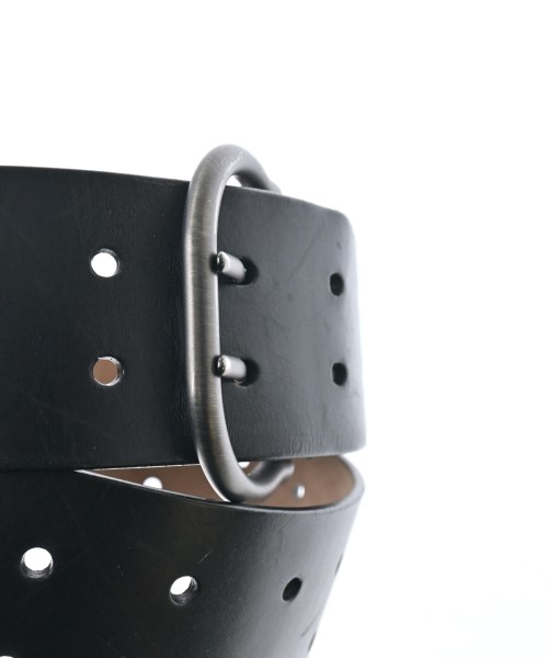 ALEXANDER MCQUEEN（アレキサンダーマックイーン）ベルト 黒 サイズ:85 メンズ/2200644637176