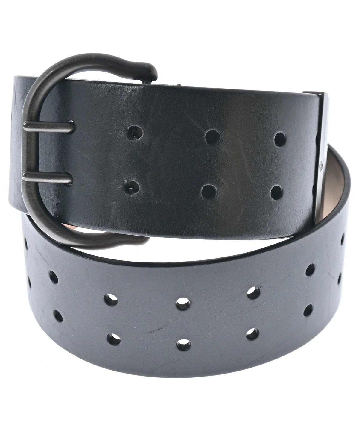 ALEXANDER MCQUEEN（アレキサンダーマックイーン）ベルト 黒 サイズ:85