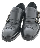 ALEXANDER MCQUEEN（アレキサンダーマックイーン）ビジネス・ドレスシューズ 黒 サイズ:EU42(27cm位) メンズ/2200704011168