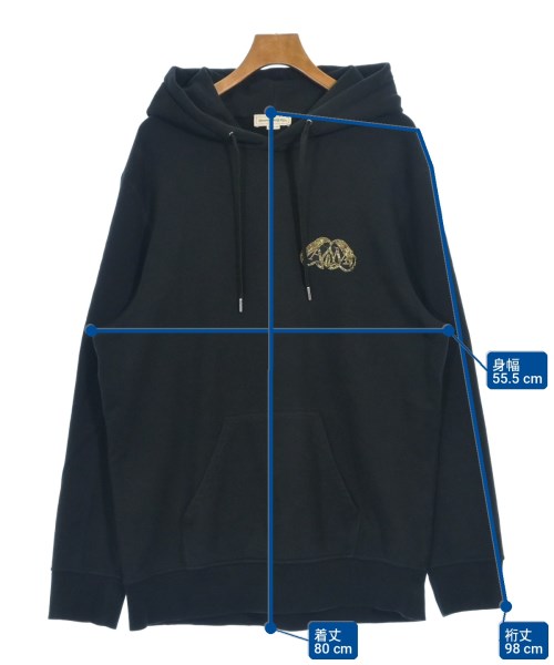 ALEXANDER MCQUEEN（アレキサンダーマックイーン）パーカー 黒 サイズ:XL メンズ/2200704485013