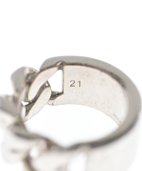ALEXANDER MCQUEEN（アレキサンダーマックイーン）リング シルバー サイズ:21号 メンズ/2200704772038