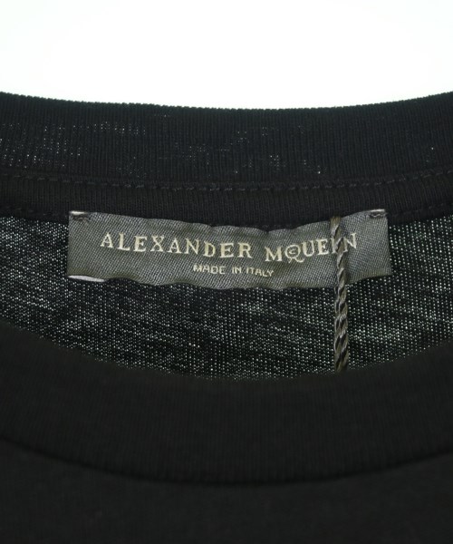 ALEXANDER MCQUEEN（アレキサンダーマックイーン）Tシャツ・カットソー 黒 サイズ:40(M位) メンズ/2200704851030
