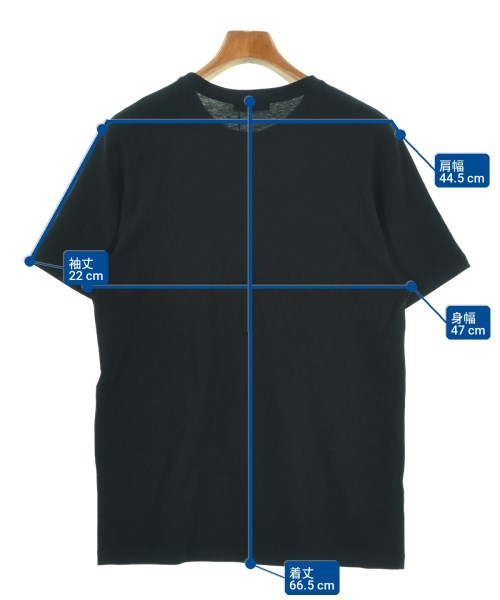 ALEXANDER MCQUEEN（アレキサンダーマックイーン）Tシャツ・カットソー 黒 サイズ:40(M位) メンズ/2200704851030