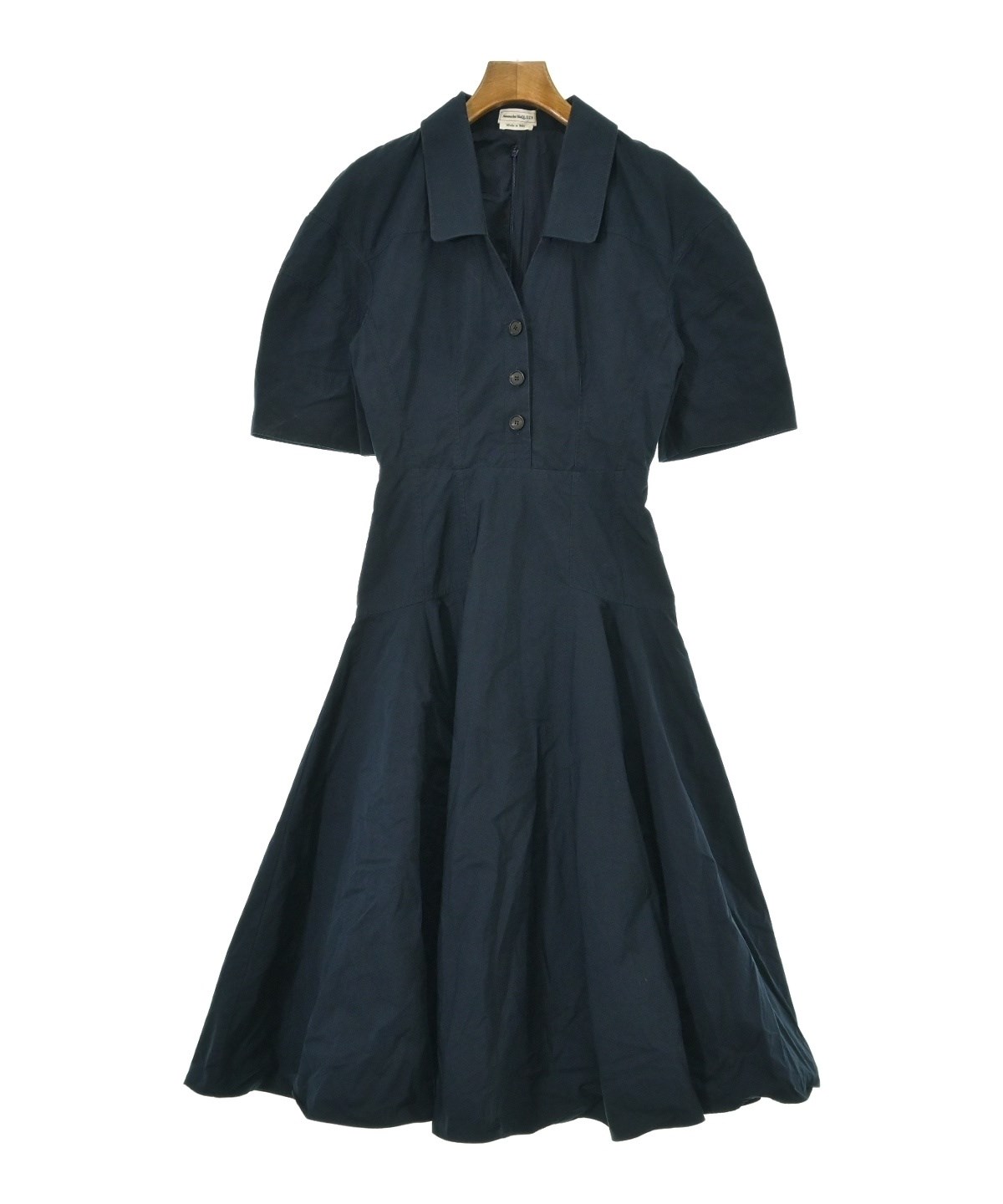 alexander mcqueen ワンピース　数回着用　サイズM ALEXANDER MCQUEEN（アレキサンダーマックイーン）ワンピース 紺
