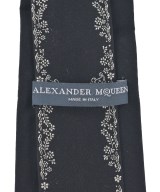 ALEXANDER MCQUEEN（アレキサンダーマックイーン）ネクタイ 黒 サイズ:- メンズ/2200704642638
