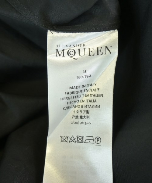 ALEXANDER MCQUEEN（アレキサンダーマックイーン）カジュアルシャツ 黒 サイズ:-(L位) メンズ/2200707845029