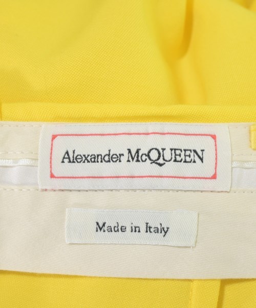 ALEXANDER MCQUEEN（アレキサンダーマックイーン）スラックス 黄 サイズ:38(S位) レディース/2200709808336