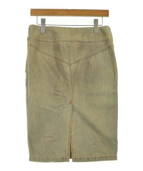 ALEXANDER MCQUEEN（アレキサンダーマックイーン）ひざ丈スカート 青 サイズ:40(L位) レディース/2200709890058