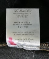 ALEXANDER MCQUEEN（アレキサンダーマックイーン）デニムパンツ 黒 サイズ:46(XL位) レディース/2200660632032