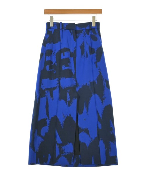 ALEXANDER MCQUEEN(アレキサンダーマックイーン)ロング・マキシ丈スカート 青 サイズ:40(M位)/2200664898199