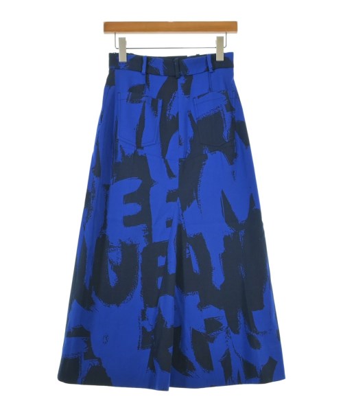 ALEXANDER MCQUEEN（アレキサンダーマックイーン）ロング・マキシ丈スカート 青 サイズ:40(M位) レディース/2200664898199
