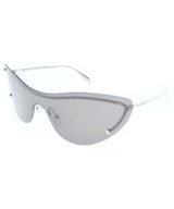 ALEXANDER MCQUEEN（アレキサンダーマックイーン）サングラス シルバー サイズ:- レディース/2200665732164