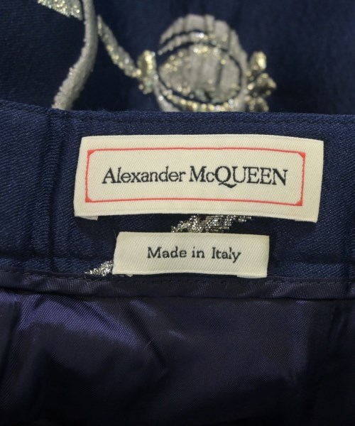 ALEXANDER MCQUEEN（アレキサンダーマックイーン）スラックス 紺 サイズ:42(M位) レディース/2200665818226