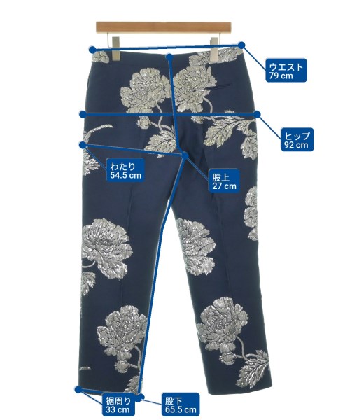 ALEXANDER MCQUEEN（アレキサンダーマックイーン）スラックス 紺 サイズ:42(M位) レディース/2200665818226