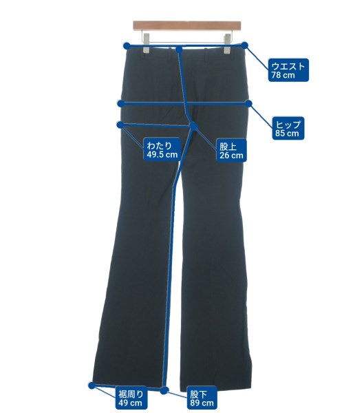 ALEXANDER MCQUEEN（アレキサンダーマックイーン）スラックス 黒 サイズ:42(M位) レディース/2200665818233