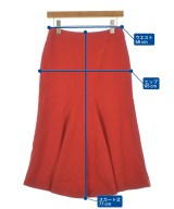 ALEXANDER MCQUEEN（アレキサンダーマックイーン）ロング・マキシ丈スカート 赤 サイズ:42(M位) レディース/2200665818257