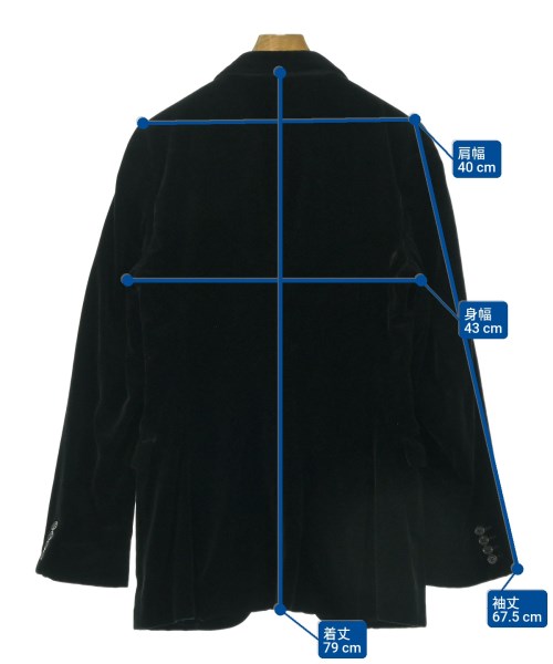 ALEXANDER MCQUEEN（アレキサンダーマックイーン）ジャケット 黒 サイズ:46(M位) メンズ/2200662935056