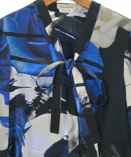 ALEXANDER MCQUEEN（アレキサンダーマックイーン）ブラウス 青 サイズ:40(M位) レディース/2200663400058