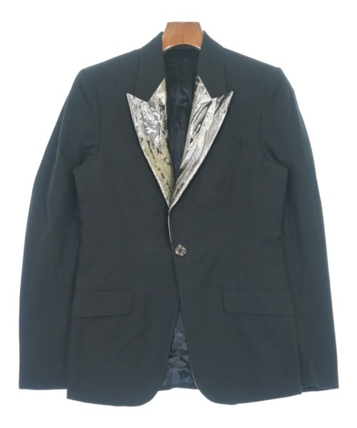 ALEXANDER MCQUEEN(アレキサンダーマックイーン)テーラードジャケット 黒 サイズ:44(S位)/2200667196186