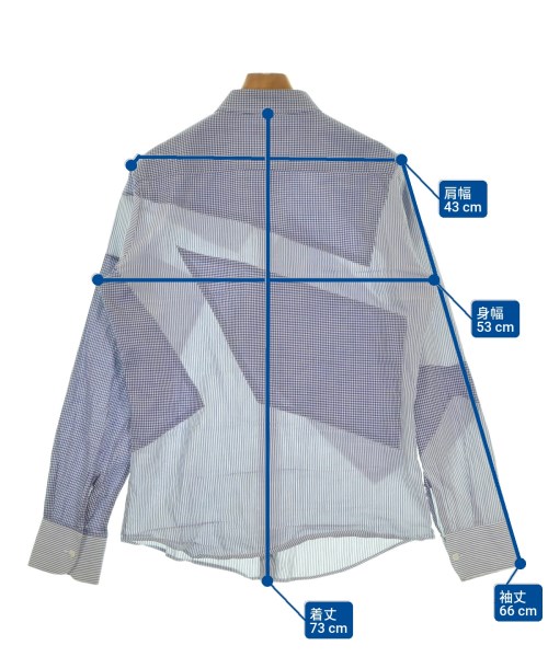 ALEXANDER MCQUEEN（アレキサンダーマックイーン）カジュアルシャツ 青 サイズ:-(L位) メンズ/2200670500062