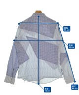 ALEXANDER MCQUEEN（アレキサンダーマックイーン）カジュアルシャツ 青 サイズ:-(L位) メンズ/2200670500062