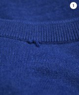 ALEXANDER MCQUEEN（アレキサンダーマックイーン）ニット・セーター 青 サイズ:S メンズ/2200729177030