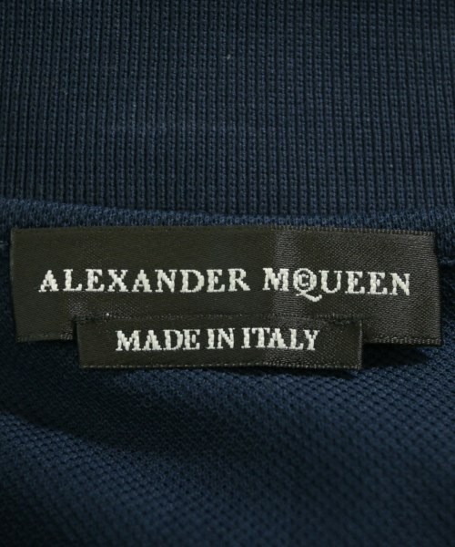 ALEXANDER MCQUEEN（アレキサンダーマックイーン）ポロシャツ 紺 サイズ:S メンズ/2200729177085