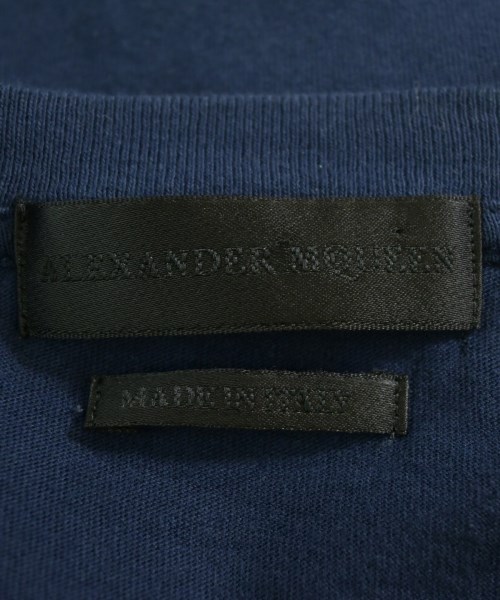 ALEXANDER MCQUEEN（アレキサンダーマックイーン）Tシャツ・カットソー 紺 サイズ:XS メンズ/2200729177122