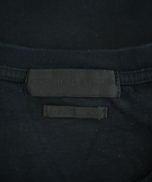 ALEXANDER MCQUEEN（アレキサンダーマックイーン）Tシャツ・カットソー 黒 サイズ:-(XS位) メンズ/2200730497059