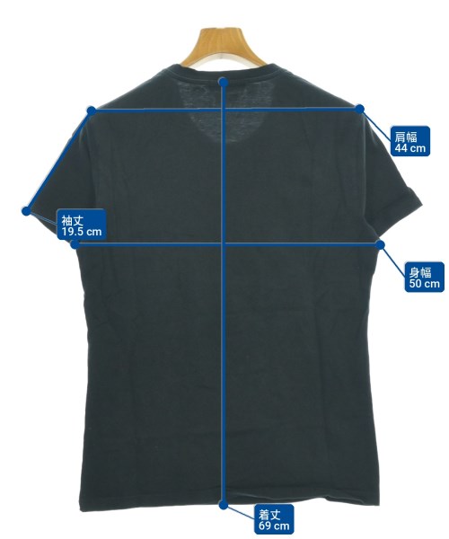 ALEXANDER MCQUEEN（アレキサンダーマックイーン）Tシャツ・カットソー 黒 サイズ:-(XS位) メンズ/2200730497059