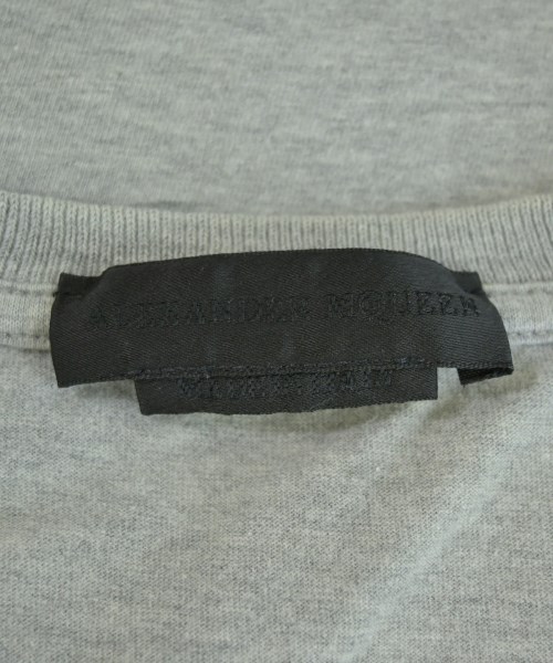 ALEXANDER MCQUEEN（アレキサンダーマックイーン）Tシャツ・カットソー グレー サイズ:-(XS位) メンズ/2200730497066