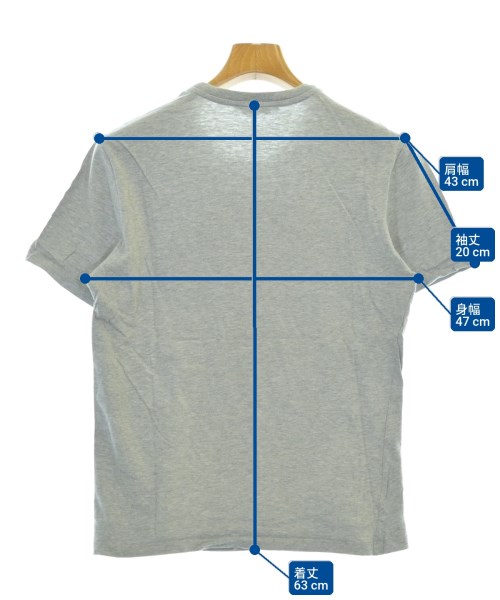 ALEXANDER MCQUEEN（アレキサンダーマックイーン）Tシャツ・カットソー グレー サイズ:-(XS位) メンズ/2200730497066