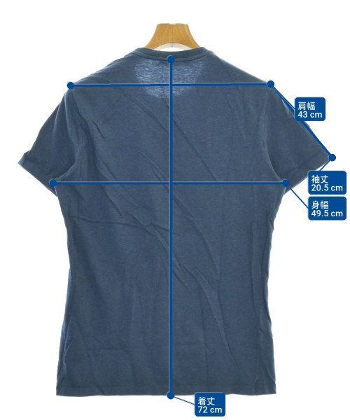 ALEXANDER MCQUEEN（アレキサンダーマックイーン）Tシャツ・カットソー 紺 サイズ:S メンズ/2200730497073