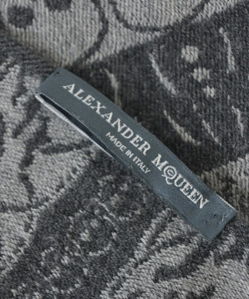 ALEXANDER MCQUEEN（アレキサンダーマックイーン）マフラー グレー サイズ:- レディース/2200731692118