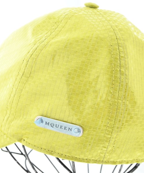 ALEXANDER MCQUEEN（アレキサンダーマックイーン）キャップ 黄 サイズ:L レディース/2200733719226