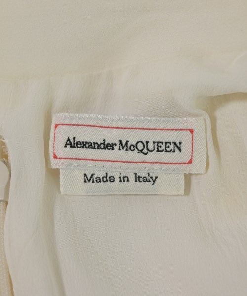 ALEXANDER MCQUEEN（アレキサンダーマックイーン）ワンピース 白 サイズ:40(M位) レディース/2200734508058