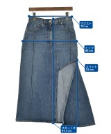 ALEXANDER MCQUEEN（アレキサンダーマックイーン）ロング・マキシ丈スカート 青 サイズ:40(M位) レディース/2200720272246