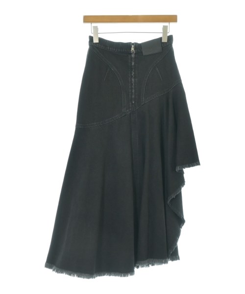 ALEXANDER MCQUEEN（アレキサンダーマックイーン）ロング・マキシ丈スカート 黒 サイズ:40(M位) レディース/2200720272277