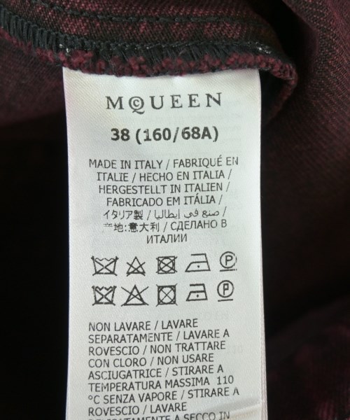 ALEXANDER MCQUEEN（アレキサンダーマックイーン）ミニスカート 赤 サイズ:38(M位) レディース/2200720272307