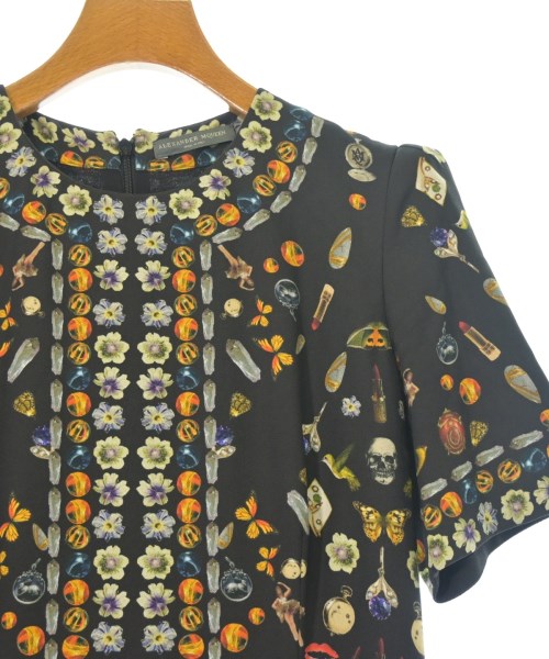 ALEXANDER MCQUEEN（アレキサンダーマックイーン）ワンピース 黒 サイズ:40(M位) レディース/2200715354070