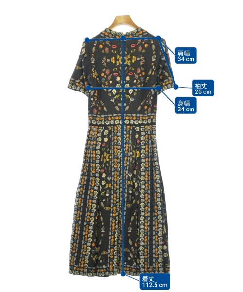 ALEXANDER MCQUEEN（アレキサンダーマックイーン）ワンピース 黒 サイズ:40(M位) レディース/2200715354070