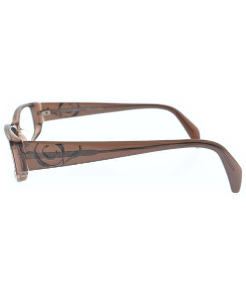 ALEXANDER MCQUEEN（アレキサンダーマックイーン）メガネ 茶 サイズ:- メンズ/2200721381336