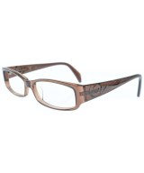 ALEXANDER MCQUEEN（アレキサンダーマックイーン）メガネ 茶 サイズ:- メンズ/2200721381336