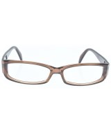 ALEXANDER MCQUEEN（アレキサンダーマックイーン）メガネ 茶 サイズ:- メンズ/2200721381336